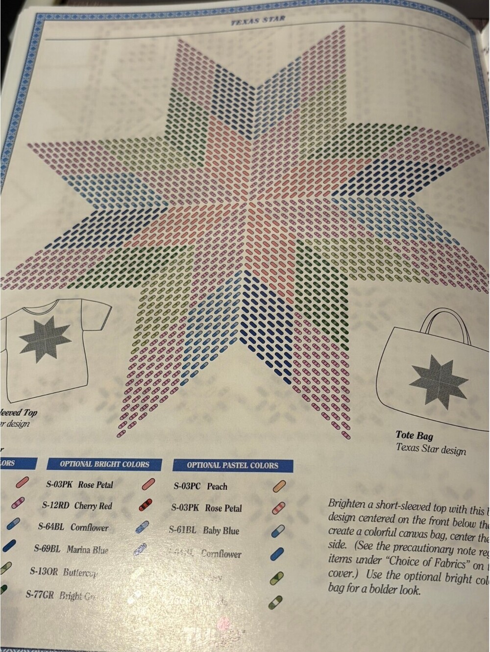 Vintage ColorPoint Paintstitching Stitch Colorful Quilts Pattern Book - Picture 9 of 9